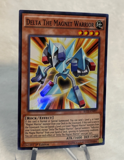 Yugioh Delta The Magnet Warrior RATE-EN097 Super Rare 1st Edition LP! - Image 3