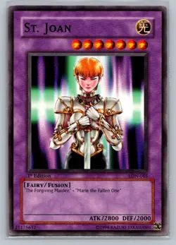1996 Yu-Gi-OH! 1st Edition St. Joan LON-045 - Image 1