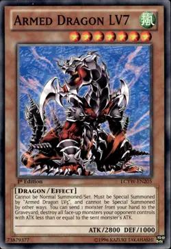 Armed Dragon LV7 - 1st Edition LCYW-EN205 - LP - YuGiOh - Image 1