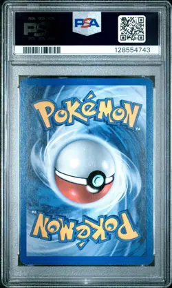 Mew Delta Species 3/17 Pop Series 5 Holo Swirl Card Inverted Back Error PSA 7 - Image 2