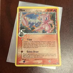 Mew Delta Species 3/17 Pop Series 5 Holo - Inverted Back Misprint Error MP-HP - Image 1