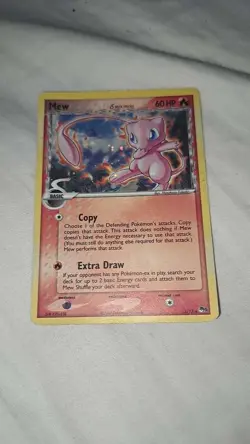 Pokemon - Mew - #3/17 - ERROR Back (Upside Down Back) - Holo - POP Series 5 - Image 1