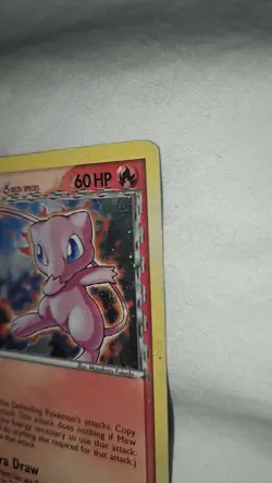 Pokemon - Mew - #3/17 - ERROR Back (Upside Down Back) - Holo - POP Series 5 - Image 4