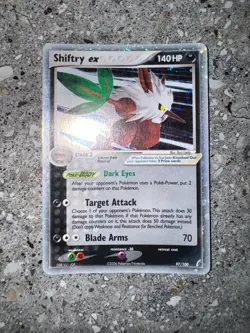 Pokemon TCG Cards Shiftry ex 97/100 Crystal Guardians Ultra Rare * Dent * - Image 5