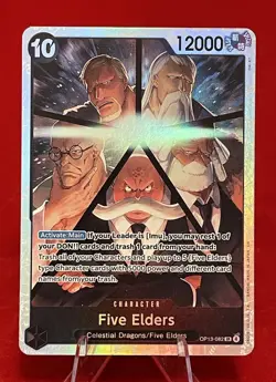Five Elders OP13-082 SR One Piece TCG English-NM - Carrying on His Will! - Image 1