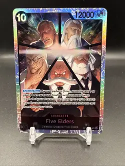 Five Elders OP13-082 SR Carrying on His Will - ONE PIECE Card Game English - Image 1