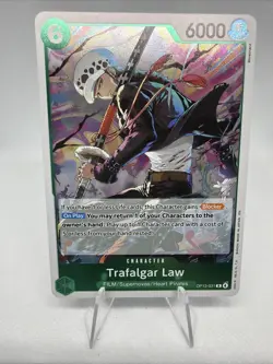 Trafalgar Law Rare Foil - OP13-031 - Carrying on His Will - One Piece English NM - Image 1