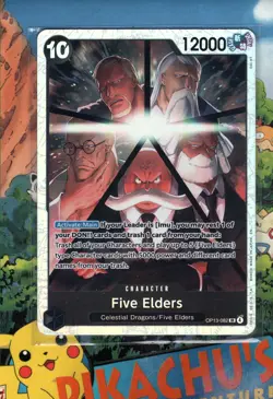 One Piece TCG Five Elders OP13-082 SR Holo NM/M - Image 1