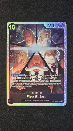 Five Elders SR OP13-082 M OPTCG One Piece Carrying On His Will - Image 1