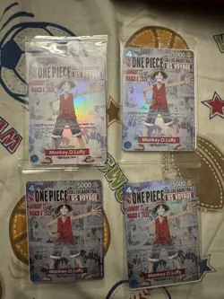 One Piece Monkey D. Luffy US Voyage College Basketball Card Rutgers IN HAND - Image 1