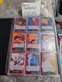 Bandai One Piece Card Game Mixed Lot Leader & Character Cards Luffy Zoro Sanji - Image 5