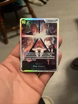 Five Elders OP13-082 SR Carrying on His Will - ONE PIECE Card Game English - Image 1