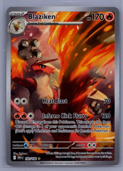 Blaziken 192/182 - Pokemon TCG Destined Rivals Illustration Rare NM - Image 1