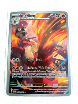 Blaziken 192/182 Pokemon SV10: Destined Rivals (DRI) Illustration Rare Near Mint - Image 2