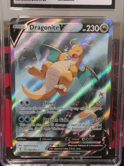 Pokemon Dragonite V Evolving Skies Full Alt Art #192 CGC 10 Gem Mint - Image 2