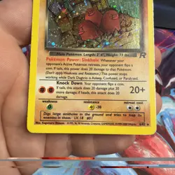 Pokemon Dark Dugtrio TCG 6/82 Rare Holo Card Non First Edition Team Rocket - Image 3