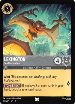 Lexington Small in Stature 183/204 Whispers in the Well Disney Lorcana - Image 1