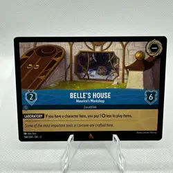 Disney Lorcana - Belle's House 168/204 - NON Foil Into the Inklands Workshop - Image 1