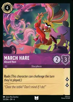 March Hare - Absurd Host (050) Azurite Sea Disney Lorcana - Image 1