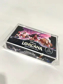 Disney Lorcana Booster Box Acrylic Case Magnetic Display Case - Image 1