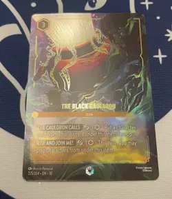 The Black Cauldron 225/204 ENCHANTED Disney Lorcana Whispers In The Well MINT - Image 4