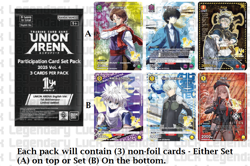 Union Arena TCG Sealed Participation Card Set Pack 2025 Vol. 4 English - Image 1