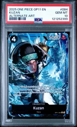 PSA 10 Kuzan (Alternate Art) OP11-084 A Fist of Divine Speed Foil - Image 1
