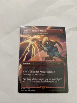 Mtg Vivi’s Thunder Magic Final Fantasy Secret Lair Non Foil - Image 1