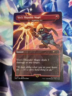 MTG x FINAL FANTASY SECRET LAIR - VIVI'S THUNDER MAGIC #1871 NON-FOIL - Image 1