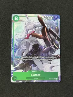 Carrot EB04-013 SR Alternate Art - One Piece TCG OP14 The Azure Sea’s Seven - Image 1