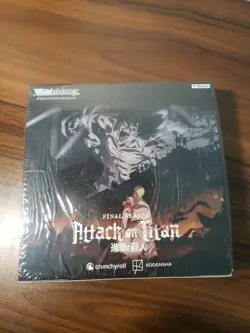 Attack On Titan: Final Season Weiss Schwarz TCG Booster Box Sealed 8885009406884 - Image 1