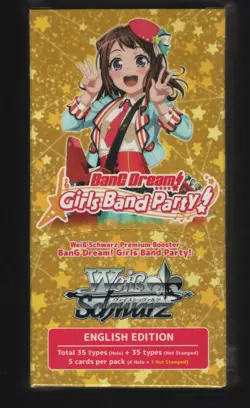 Weiss Schwarz Bang Dream Girls Band Party Premium 7 Pack Booster Box - Image 1
