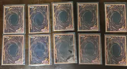 Vintage Yugioh 10 Card Lot - All Holos - Fair to Heavily played - Image 2