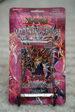 2003 Yu-Gi-Oh Magician’s Force Unlimited Blister Pack Sealed TCG Booster - Image 1