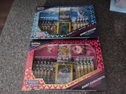 Pokemon Crown Zenith Shiny Zacian & Zamazenta Premium Figure Collection Box (2) - Image 1