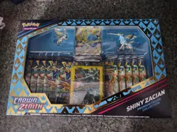 Pokemon Crown Zenith Shiny Zacian & Zamazenta Premium Figure Collection Box (2) - Image 2