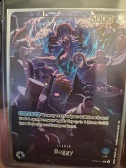 One Piece Card Game - Buggy OP09-042 Alt Art Leader English- 2nd anniversary eng - Image 1