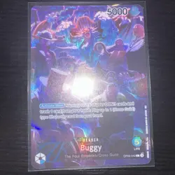 One Piece Card Game - Buggy OP09-042 Alt Art Leader English- 2nd anniversary eng - Image 1