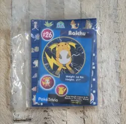 1999 Burger King Pokemon Master Trainer Collection Raichu #26 Pokemon Card - Image 1