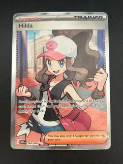 Hilda 164/086 - Pokemon White Flare Full Art Rare TCG Trainer Card Near Mint - Image 1