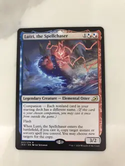 Lutri the Spellchaser MTG Magic the Gathering Card NM Mint Beasts Ikoria IKO - Image 1