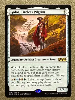 MTG Golos, Tireless Pilgrim - Magic The Gathering M20 2020 Core Set #226/280 - Image 1