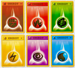 Pokemon 1st EDITION SHADOWLESS Energy Cards #97-102 - 6 Card Lot - NM to Mint! - Image 1