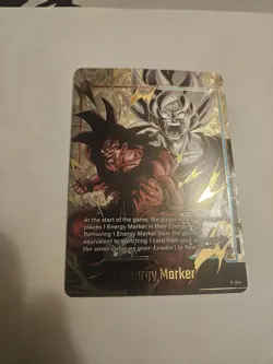 Dragon Ball Super Fusion World Energy Marker Card Gold E-19 Son Goku - Image 1