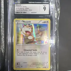 Meowth 53/83 Toys R US Exclusive Promo Card XY Generations Pokemon - Image 1
