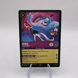 Disney Lorcana TCG Genie Wish Fulfilled Card 53/204 Azurite Sea Regular - Image 1