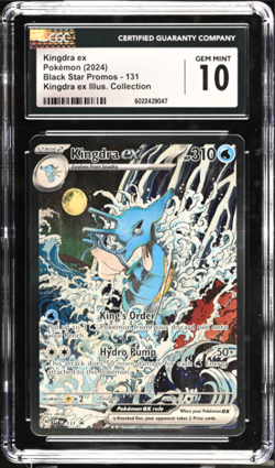 Kingdra ex 131 Sv: Scarlet & Violet Promo Cards Holo Pokemon CGC 10 - Image 1