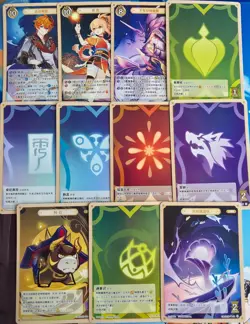 Genshin Impact Official Genius Invokation TCG Volume 3 11 Lv1 Cards - Image 1