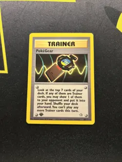 1ST EDITION PokeGear 88/111 LP/EX -Vintage Rare Pokemon Card- Neo Genesis (7q) - Image 1