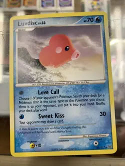 Luvdisc 35/127 Platinum Base Set 2009 Rare Pokemon Card TCG - Image 1